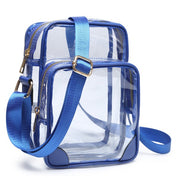 Women's Transparent Faux Leather Crossbody Bag