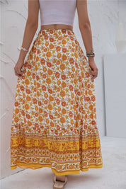 Women's Casual Print Maxi Skirt