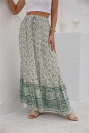 Women's Casual Print Maxi Skirt