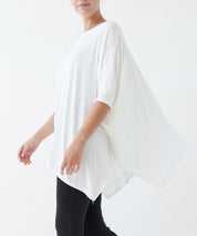 Women's Flared Bamboo Poncho Tunic