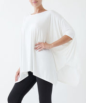 Women's Flared Bamboo Poncho Tunic