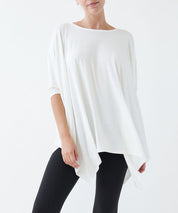 Women's Flared Bamboo Poncho Tunic