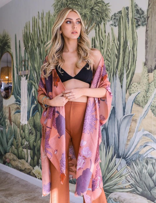 Women's Floral Casual Kimono