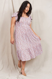 Flutter Sleeve Ditsy Floral Sundress