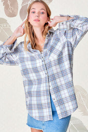 Women's Plaid Flannel Shirt