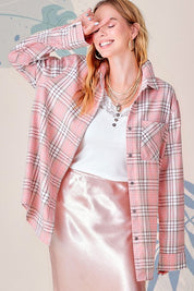 Women's Plaid Flannel Shirt