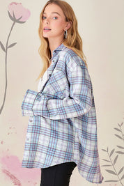 Women's Plaid Flannel Shirt