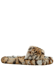 Women's Cozy Faux Fur Slip-On Indoor Flats