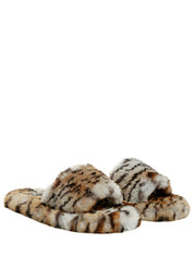 Women's Cozy Faux Fur Slip-On Indoor Flats