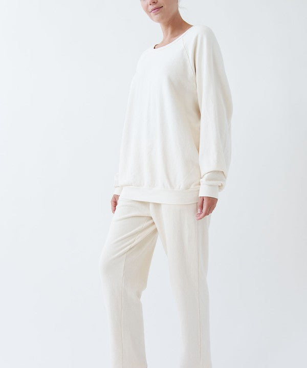 Women's Oversized Cotton French Terry Pullover