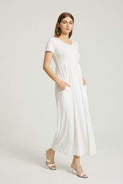 Women's Casual Pocket Maxi Dress for Summer Days