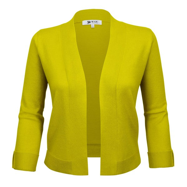 Women's Cropped Bolero Shrug Cardigan