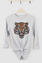 Unisex Classic Fit Tiger Long Sleeve Tee