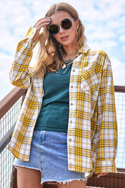 Women's Plaid Flannel Shirt