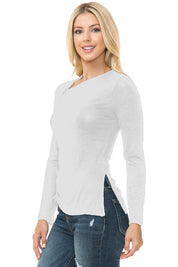 Women's Casual Knit Long Sleeve Top