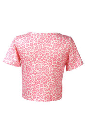 Women's Lightweight Button-Up Printed Blouse