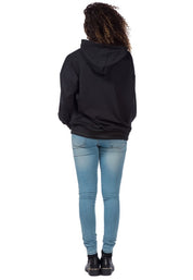 Women's Regular Fit Melange Drawstring Hoodie