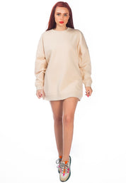 Women's Relaxed Fit Printed Oversized Sweatshirt