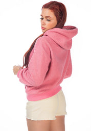 Women's Regular Fit Soft Fleece Drawstring Hoodie