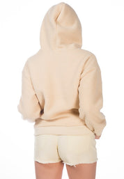 Women's Regular Fit Soft Fleece Drawstring Hoodie