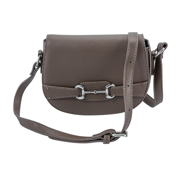 Women's Casual PU Leather Saddle Crossbody Bag