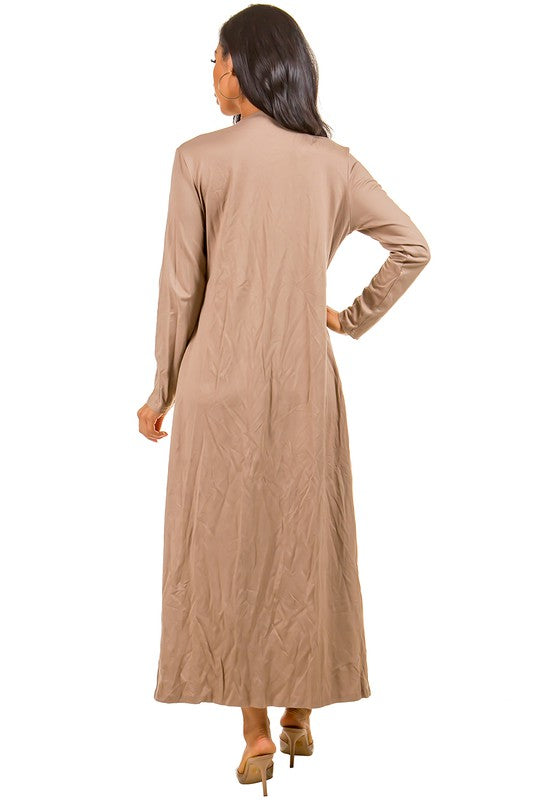 Women's Strapless 2-Piece Dress Set with Long Sleeve Cover-Up