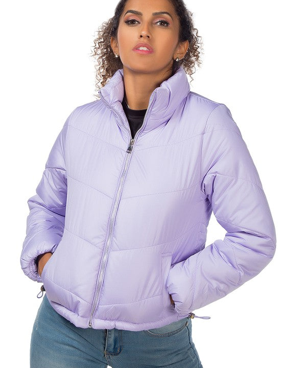 LONG SLEEVES PUFFER JACKET