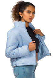 Women's High Neck Regular Fit Puffer Jacket