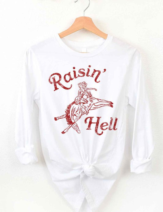 Unisex Classic Fit Long Sleeve Cotton Tee