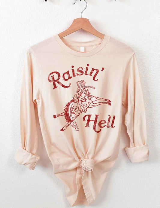 Unisex Classic Fit Long Sleeve Cotton Tee