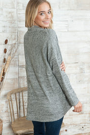 Women's Oversized Mock Neck Sweater