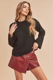 Women's Casual Edgy Cutout Sweater