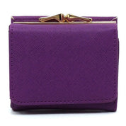 Women's Saffiano Faux Leather Tri-fold Wallet