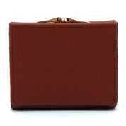 Women's Saffiano Faux Leather Tri-fold Wallet