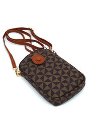 Women's Faux Leather Mini Crossbody Cell Phone Purse