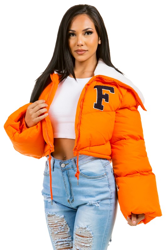 Women's Oversized Fuzzy Teddy Puffer Jacket