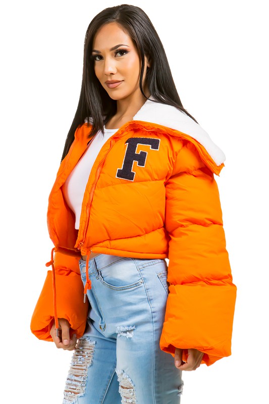 Women's Oversized Fuzzy Teddy Puffer Jacket