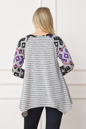 Women's Tribal Sleeve Handkerchief Tunic