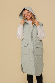 Women's Hooded Oversized Vest Jacket