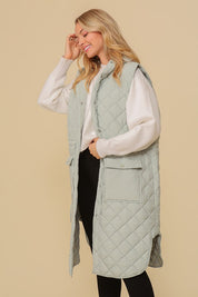 Women's Hooded Oversized Vest Jacket