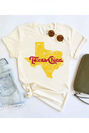 TEXAS CHICA GRAPHIC PLUS SIZE TEE / T-SHIRT