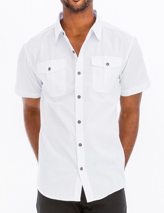 Weiv Two Chest Pocket Button Down Shirt