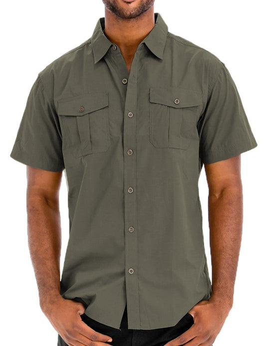 Weiv Two Chest Pocket Button Down Shirt