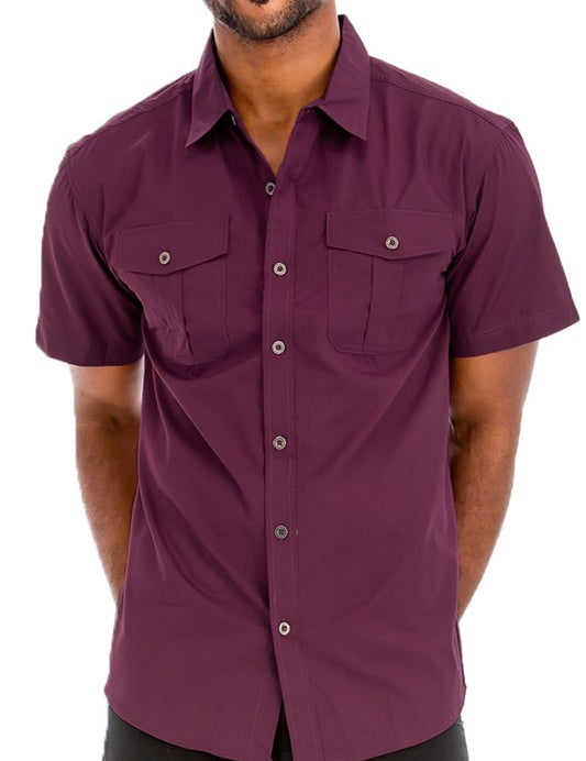 Weiv Two Chest Pocket Button Down Shirt