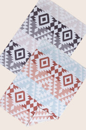 Unisex Aztec Print Cozy Microfiber Fleece Blanket