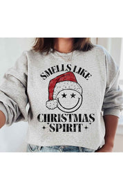 Plus Size Unisex Christmas Spirit Graphic Sweatshirt