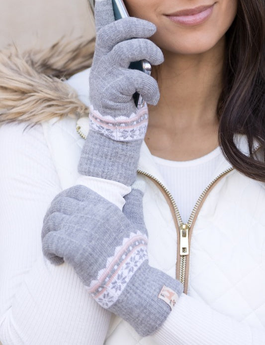 Women's Nordic Accent Touch Gloves