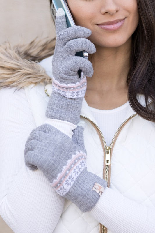 Women's Nordic Accent Touch Gloves