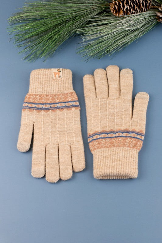 Women's Nordic Accent Touch Gloves