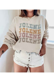 Plus Size Unisex Classic Fit Cotton Western Sweatshirt